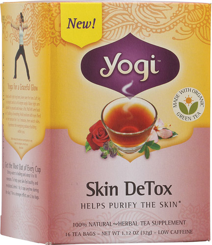 YOGI TEAS/GOLDEN TEMPLE TEA CO: Skin Detox Tea 16 CT